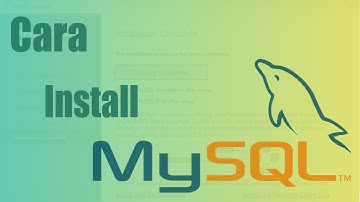 Cara Install Database MySQL