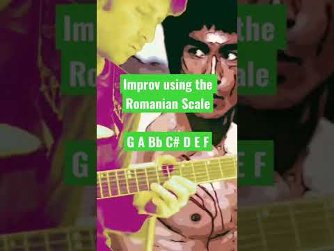 Guitar Improv using the ROMANIAN SCALE Exotic Guitar Scales SOLO