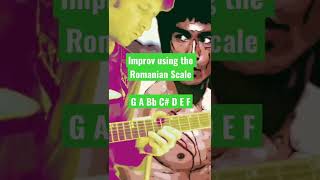 Guitar Improv using the ROMANIAN SCALE Exotic Guitar Scales SOLO
