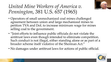 GAI Online Lecture Series - Noerr-Pennington