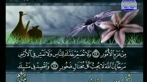 سورة لقمان 31 - 114 سعد الغامدي - قراءة مرتلة