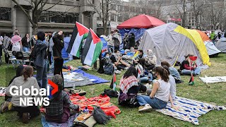 McGill encampment triples in size after 3rd day of proPalestinian protests