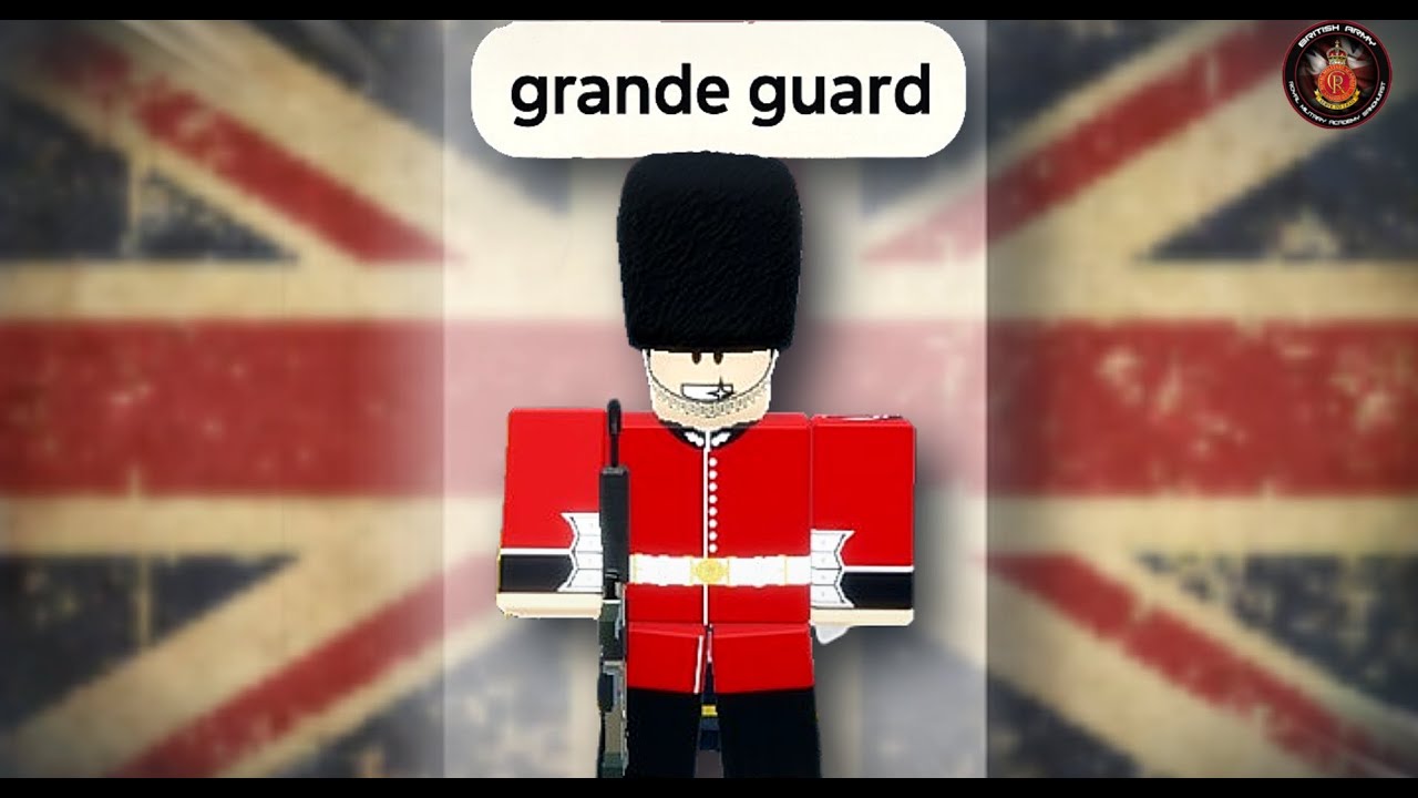 I joined the GRENADIER GUARDS in the Roblox Army - YouTube