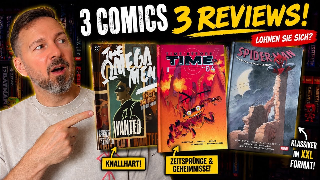 Comic Review KW 32: The Omega Men, Time before Time 4, Spider-Man - Die Graphic Novell Collection