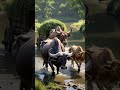 kids cartoon bhains bail aur gay buffalo ox aur cow ki kahani cartoon video #petshub #gameape