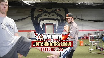 What is proper lift leg path for the pitcher? Ep 35 @TopVelocity #PitchingTips Show