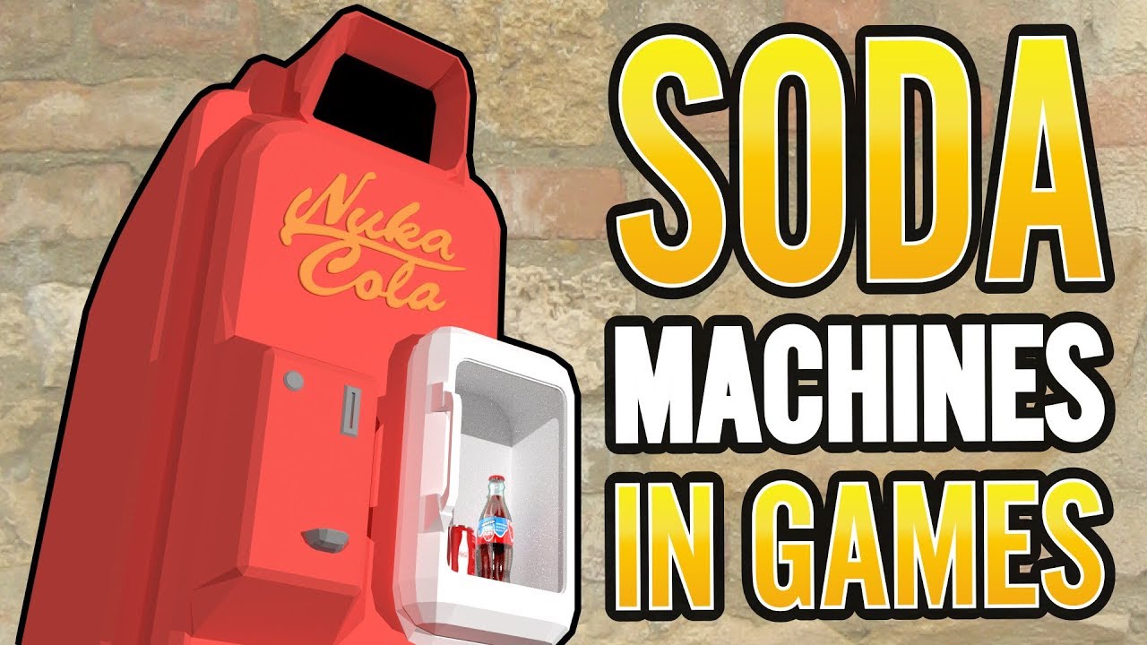 Soda Machines In Video Games Youtube - fanta vending machine roblox