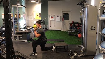 Exercise Demo: Kettlebell Bottoms-Up Split Squat