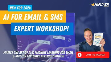 2024 AI for Email & SMS Workshop: Master the Art of AI & Machine Learning for Explosive Growth!