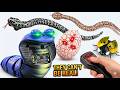 DANGEROUS ROBOT UNBOXING! 😱 Snake vs Cobra!