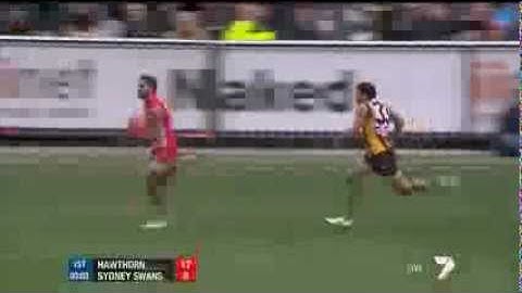 Jetta v Rioli - the real AFL Grand Final Sprint