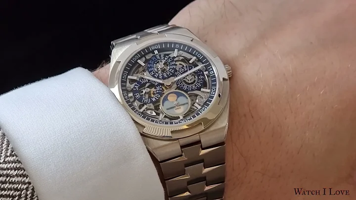 Vacheron Constantin Overseas Perpetual Calendar Ultra-Thin Skeleton White gold Ref. 4300V/120G-B946