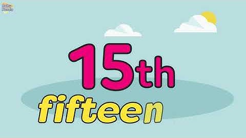 Ordinal numbers in English | Học Số Thứ Tự Trong Tiếng Anh | Dành cho người mới học