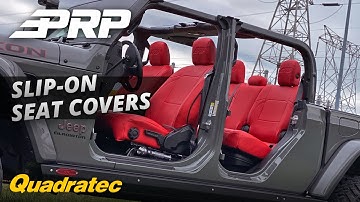 PRP Seats Custom Vinyl Seat Covers Installed for Jeep Gladiator JT & Jeep Wrangler JL