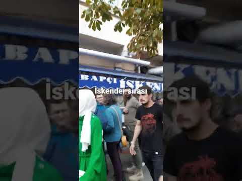 sadece Bursa da iskender sırası