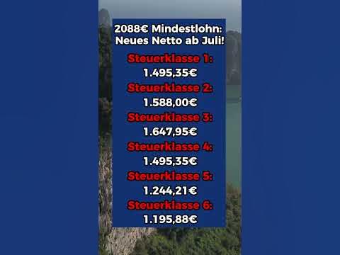 Mindestlohn: Neue Abgaben ab Juli 2023! - YouTube
