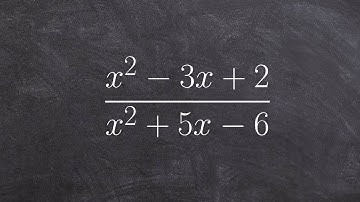 Simplifying a rational expression with a trinomial
