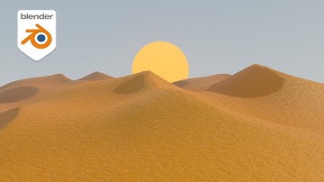 Creating a Realistic Desert Dune Scene in Blender | Blender Beginners Tutorial