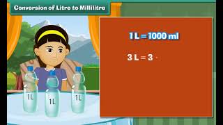 Litres to Millilitres | Class 4 | Maths