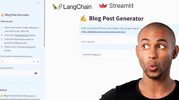✍🏾 Blog Post Generator Demo built with @LangChain and @streamlitofficial