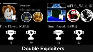 Caught 2 wild exploiters in the same server