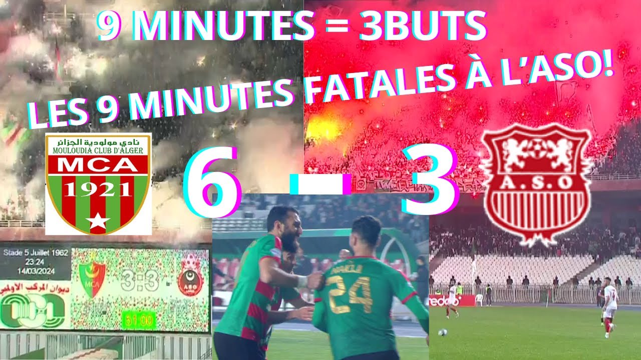 MCA VS ASO (6-3), LA GRINTA MOULOUDIENNE.