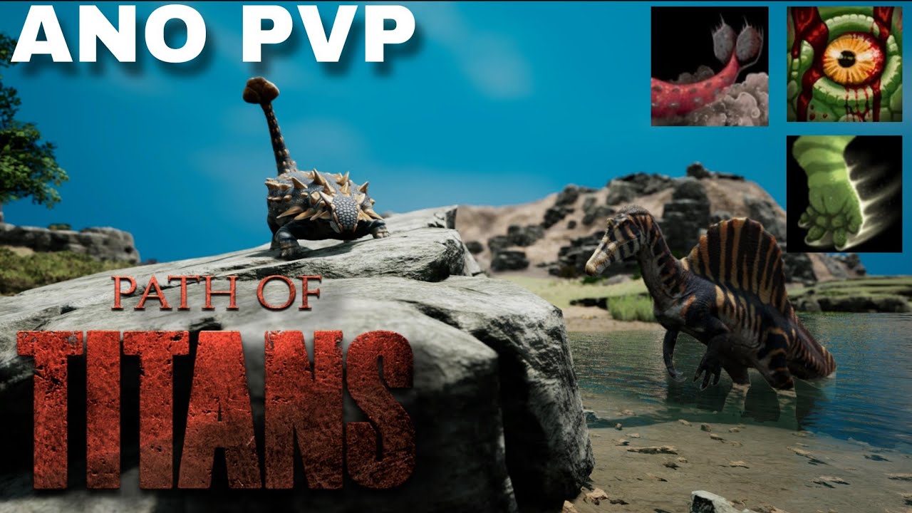 ANO PVP AND BUILD GUIDE - Path of Titans Anodontosaurus PvP compilation