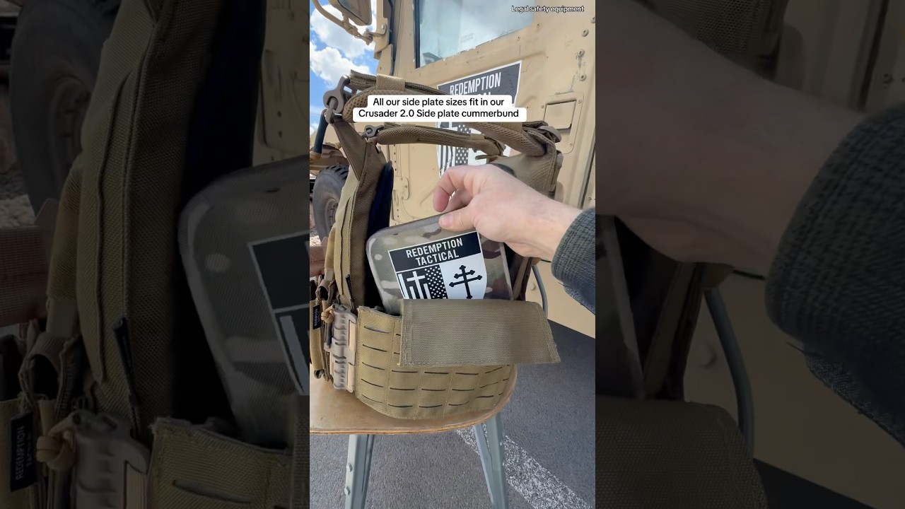 Our Crusader 2.0 Carrier fits ALL our Side Plate Sizes 