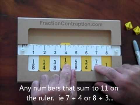 The Power of the Ruler, Fraction Contraption 7-11.wmv - YouTube