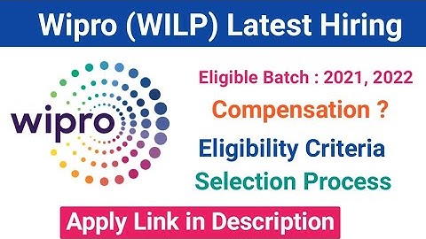 Wipro WILP Hiring Update | Eligibility Criteria | Selection Process| Smart Learning