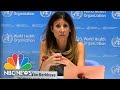 WHO Officials Address Airborne Transmission Of COVID-19 | NBC News NOW