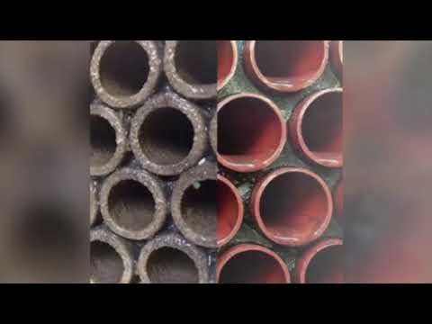 CleanCo Systems dry mechanical cleaning of a heat exchanger - video from Clean-Co Systems