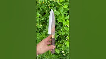 Tôi làm con dao lọc thịt bò bằng thép trục xe tăng sắc nét đáng kinh ngạc