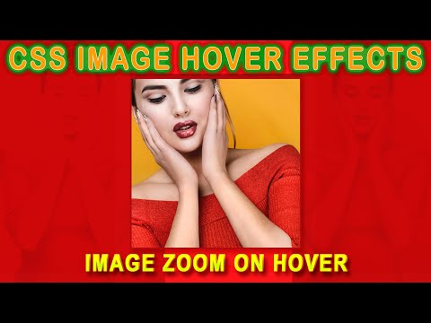 Image Zoom on Hover Effect Animation using CSS and HTML