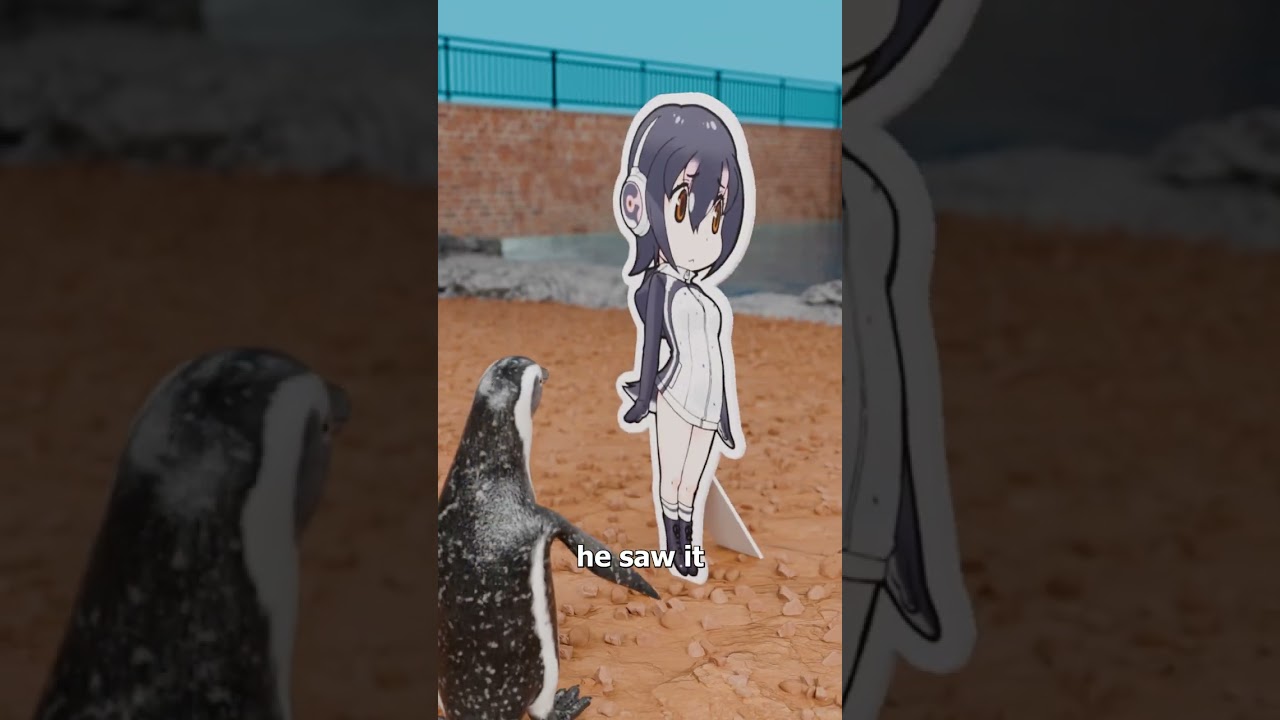 The Penguin Who Loved A Cartoon Girl 😢