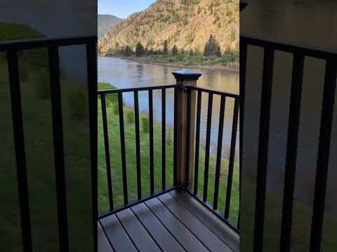 Beautiful Scenic View At Quinn's Clark Fork River Montana USA