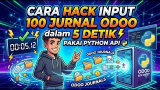 Cara Hack Input 100 Jurnal Odoo dalam 5 Detik Pakai Python API