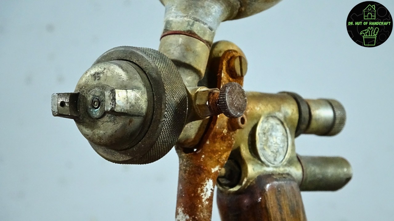 1950's 'PilotIV' Spray Paint Gun restoration I Dr. Hut of Handcraft