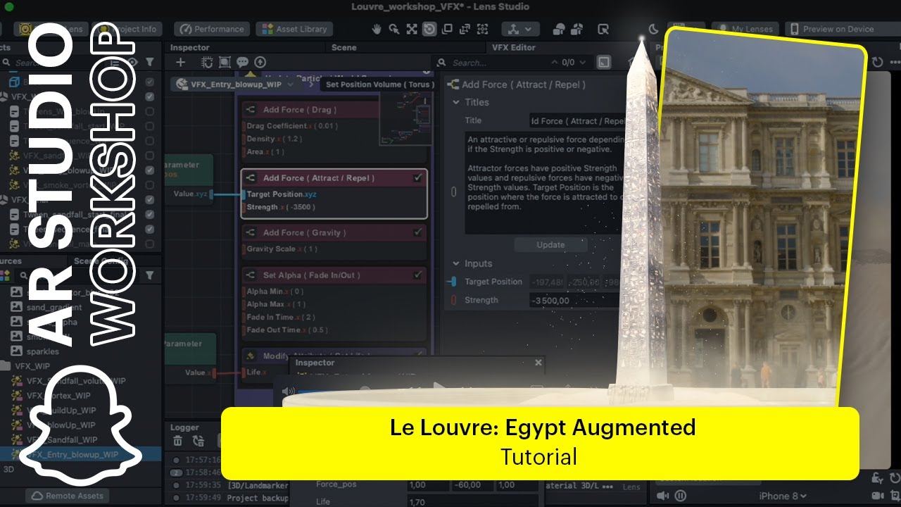 Tutorial: Le Louvre Egypt Augmented by Paris AR Studio - YouTube