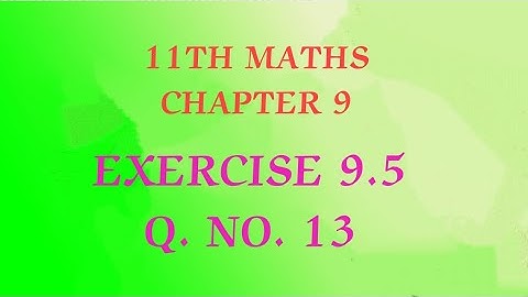TN 11TH MATHS/CHAPTER 9/LIMITS AND CONTINUITY/EXERCISE 9.5 Q. NO.13(@MATHSSTUDENT )