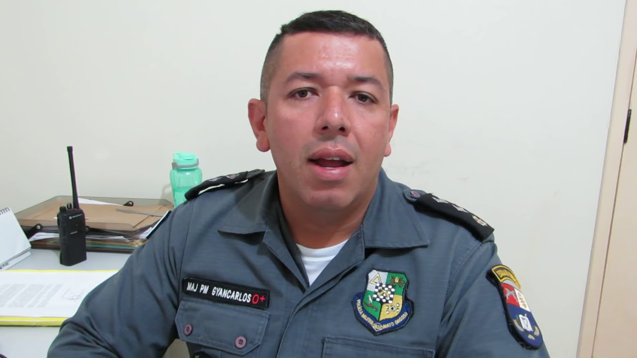 temporary Major Gyancarlos cmte do 16º BPM fala da atuação da Polícia Militar em Água Boa