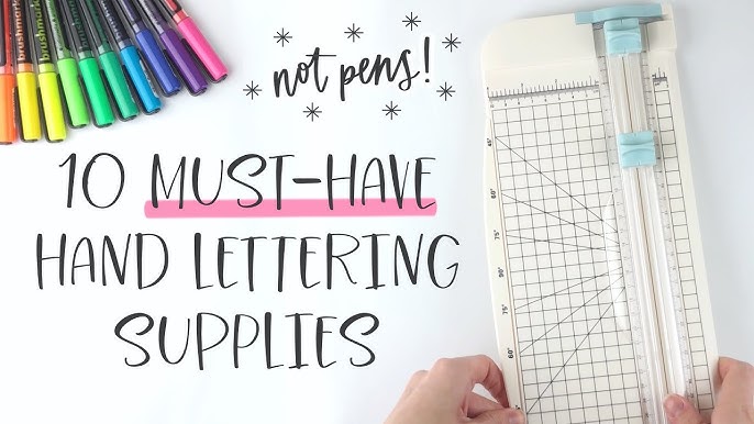 Hand lettering - Master handwritten fonts step by step (tutorial) ✍️