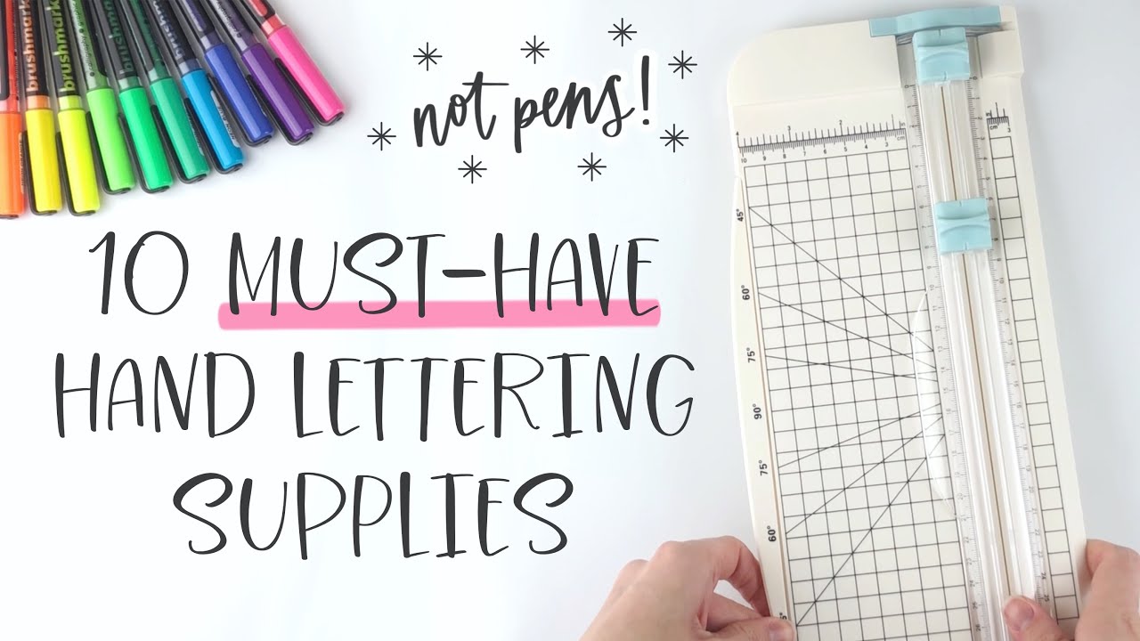 8 Essential Supplies & Resources for Your Hand Lettering Toolkit – PRINT  Magazine