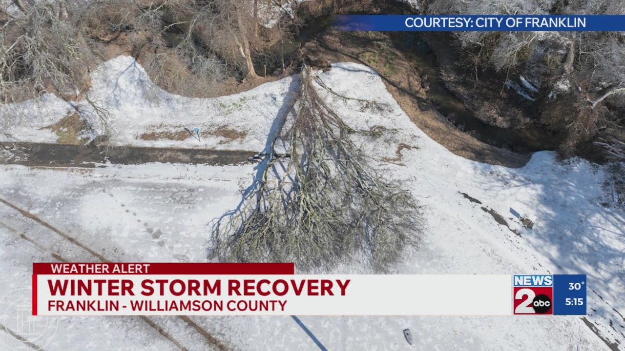 Winter storm recovery underway in Middle TN - YouTube