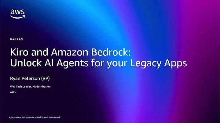 AWS re:Invent 2025 - Kiro and Amazon Bedrock: Unlock AI Agents for Your Legacy Apps (MAM403)