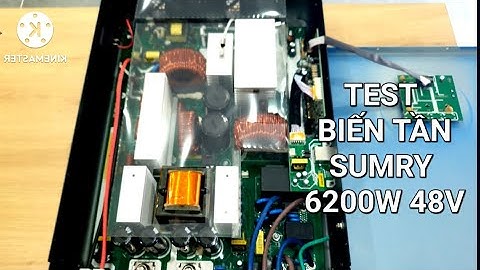 Test biến tần Sumry SP-7000 6200W 48V