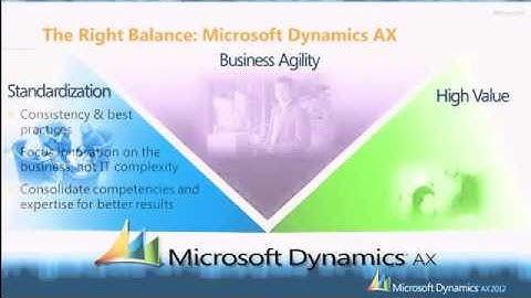 Implementing a Two Tier ERP Strategy with Microsoft Dynamics AX 2012