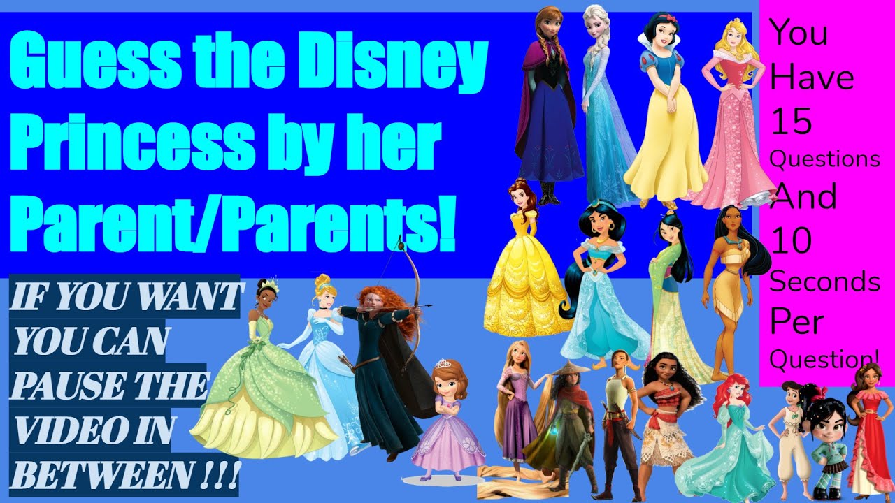 guess what princess you are