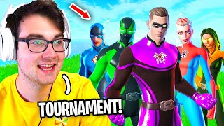 I Hosted A CUSTOM HERO SKINS ONLY Tournament in Fortnite... (Soft Aimer??) screenshot 2