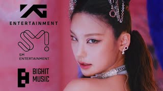 how would YG, SM & BIGHIT makes a teaser for ITZY's 